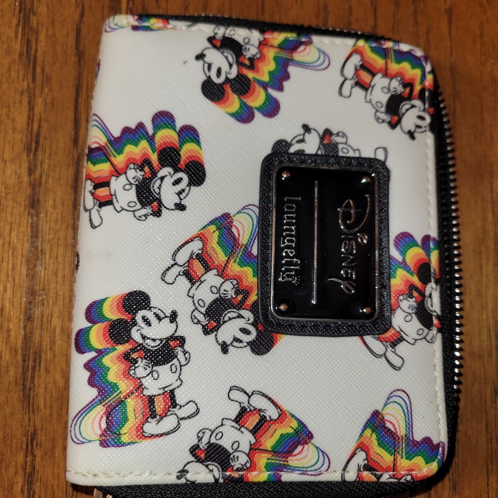 Loungefly Disney Rainbow Mickey Wallet